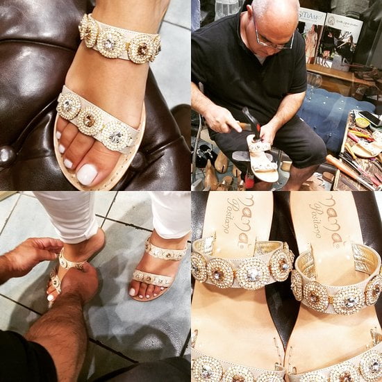 Custom made sandals Positano