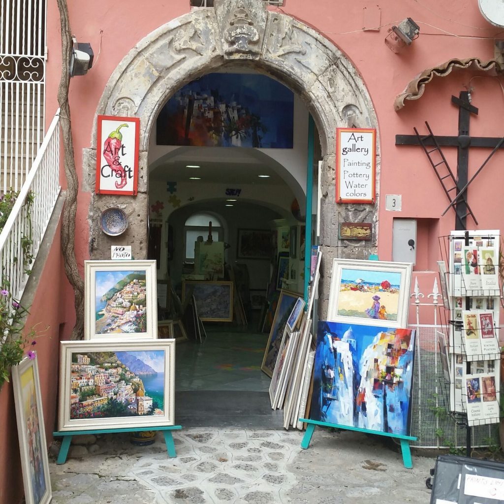 Positano art galleries