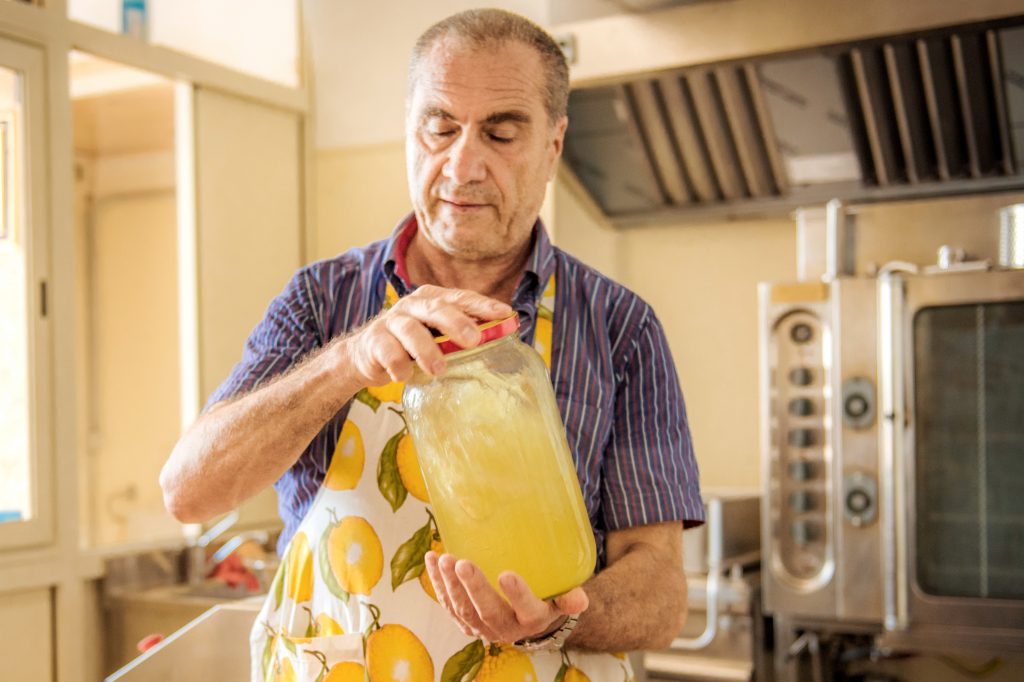 Limoncello class Positano