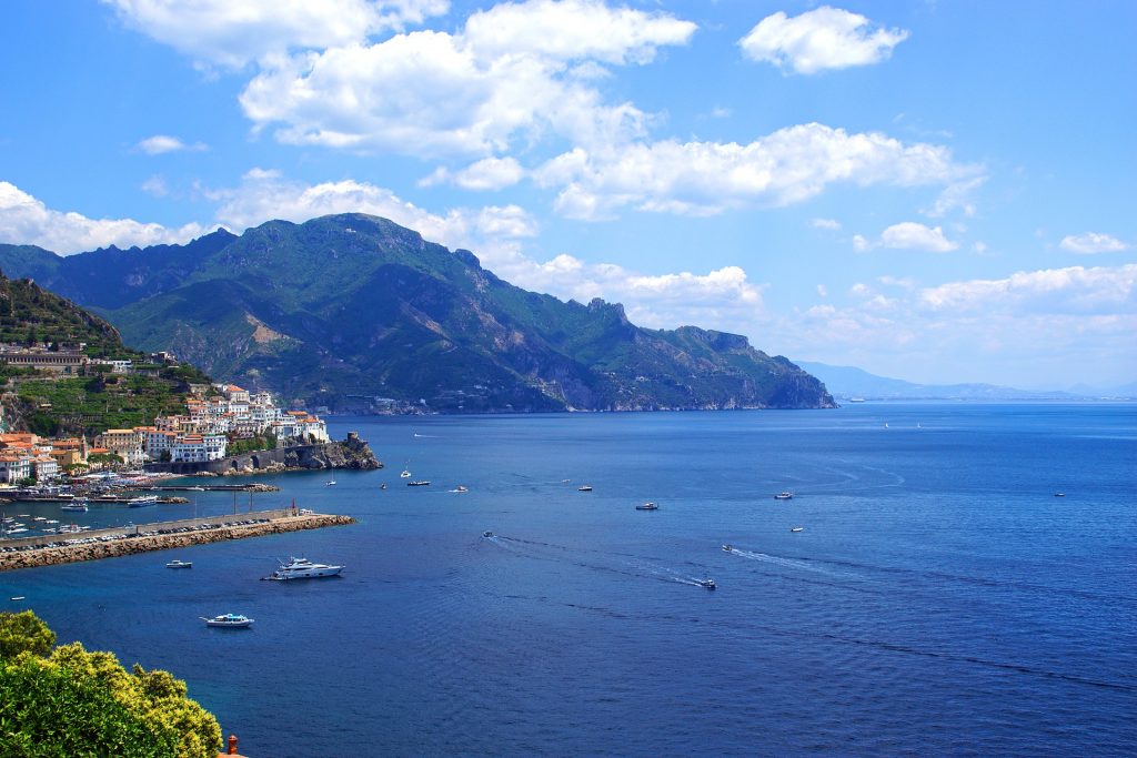 Positano ferry port