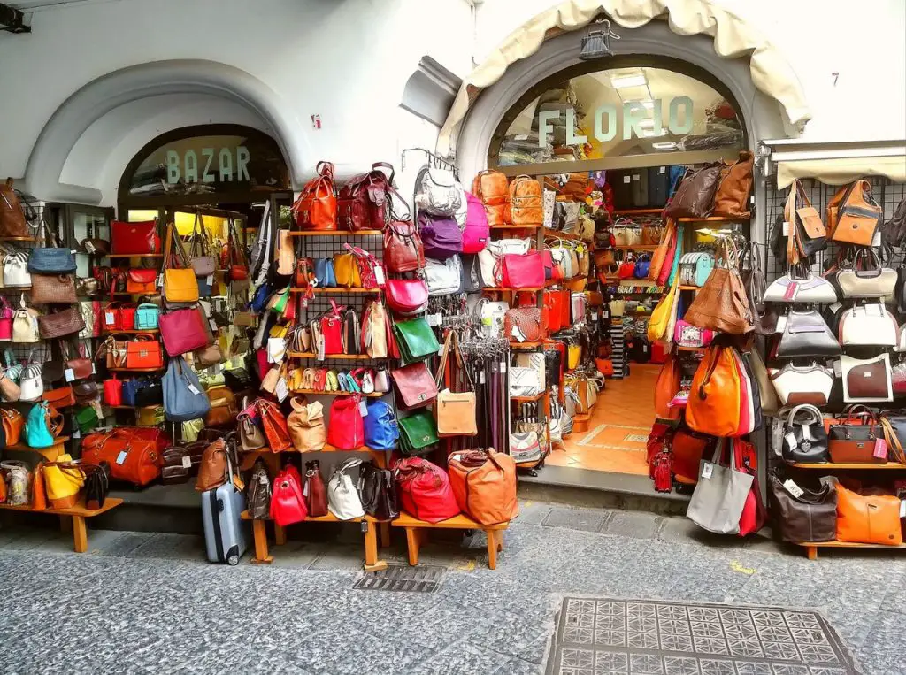 Amalfi leather bags