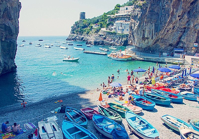 Beaches in Praiano