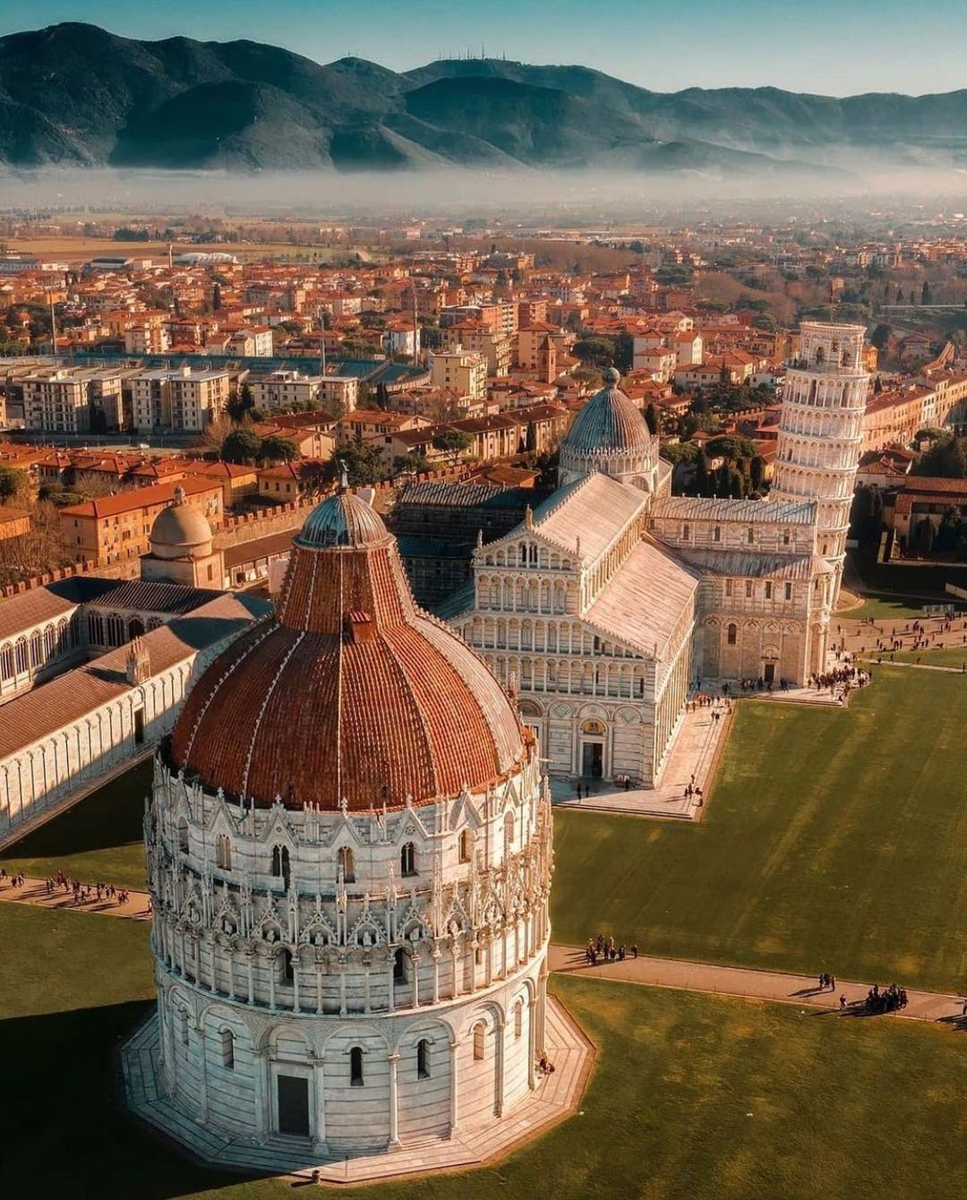 Pisa view from above