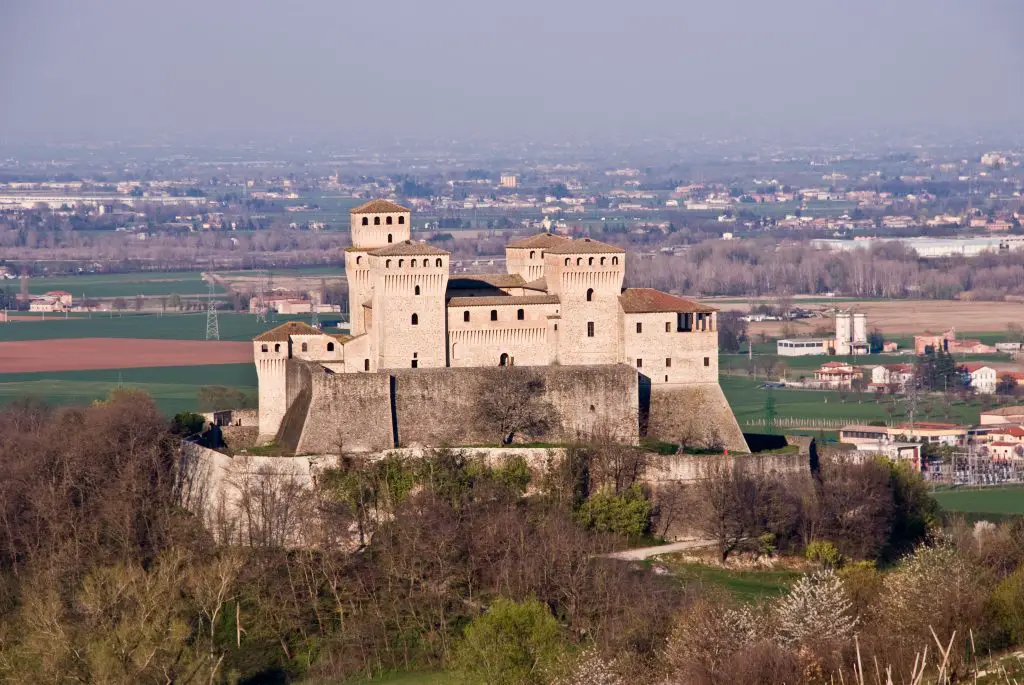 Torrechiara castle near Parma