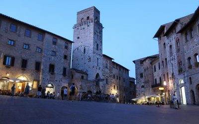 San Gimignano at night