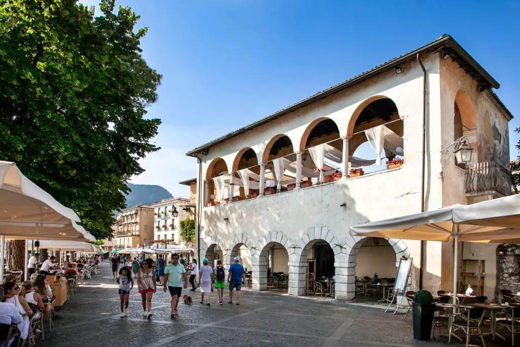 Historical center in Garda town