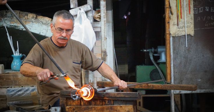 Murano glass factory