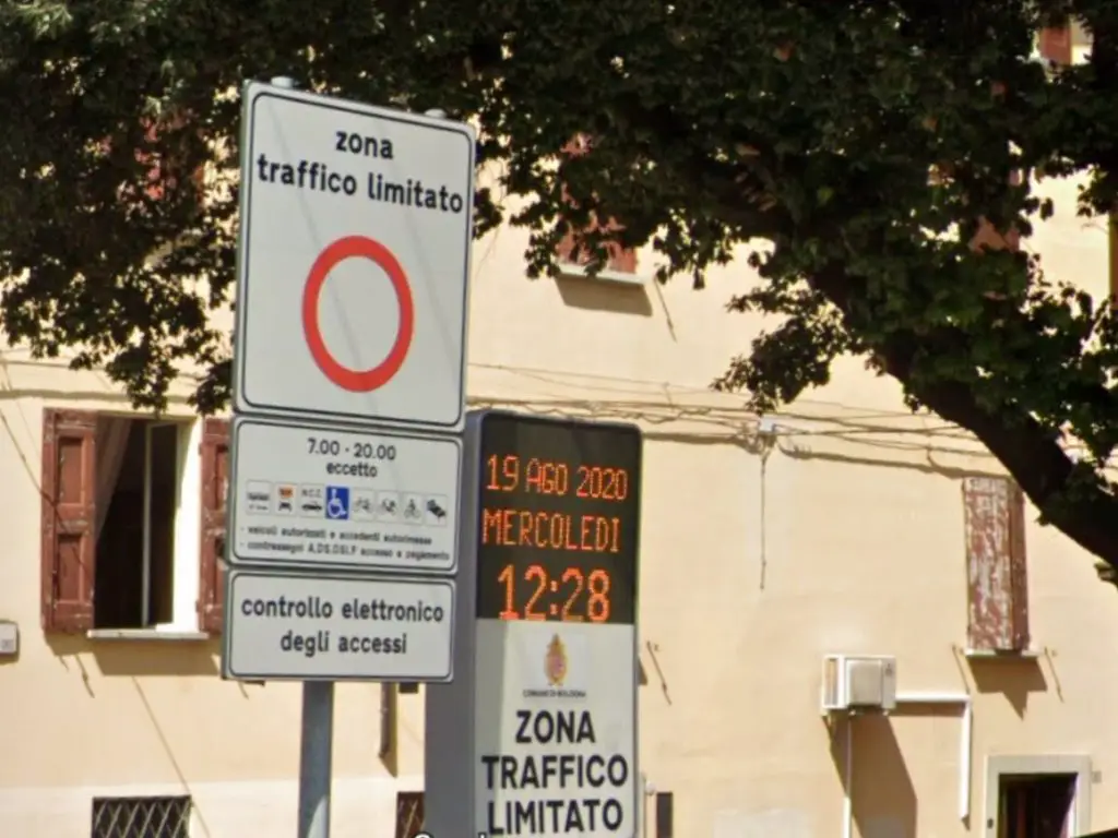 Limited traffic zone in Bologna