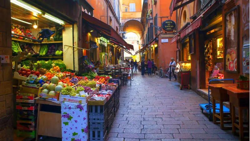 Mercato di Mezzo in Bologna