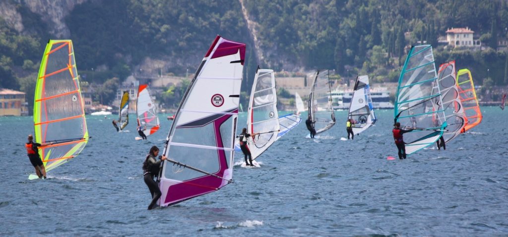 Windsurfing in Torbole