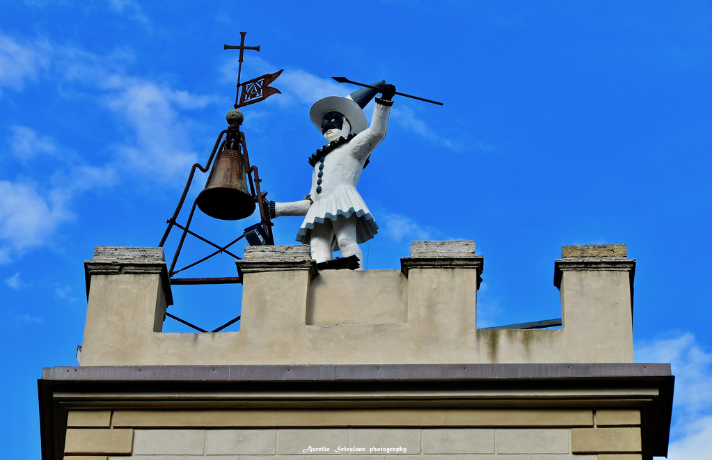 Pulcinella Tower in Montepulciano