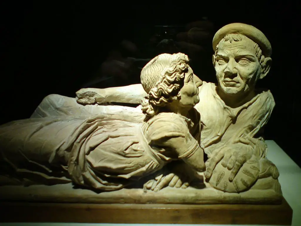 Etruscan museum in Volterra