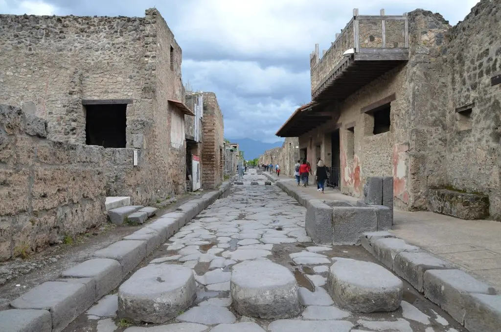 Pompeii from Amalfi town