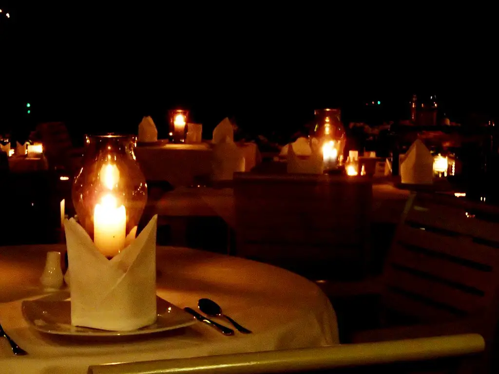 Romantic dinner on Capri