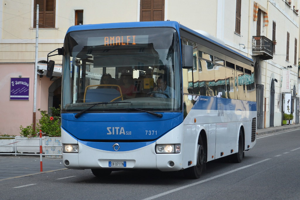 SITA bus on Amalfi Coast