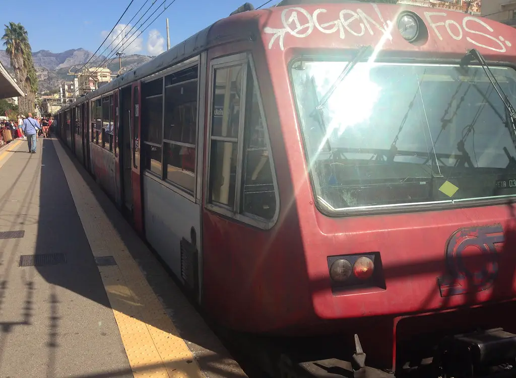 Train in Naples