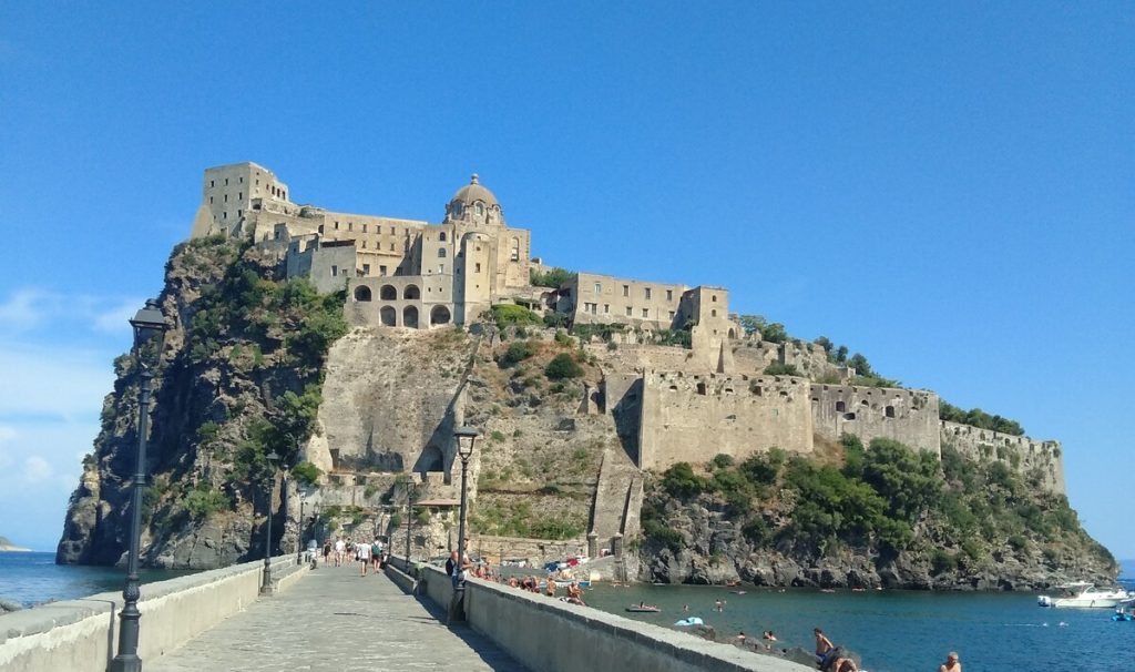 Aragonese castle in Ischia