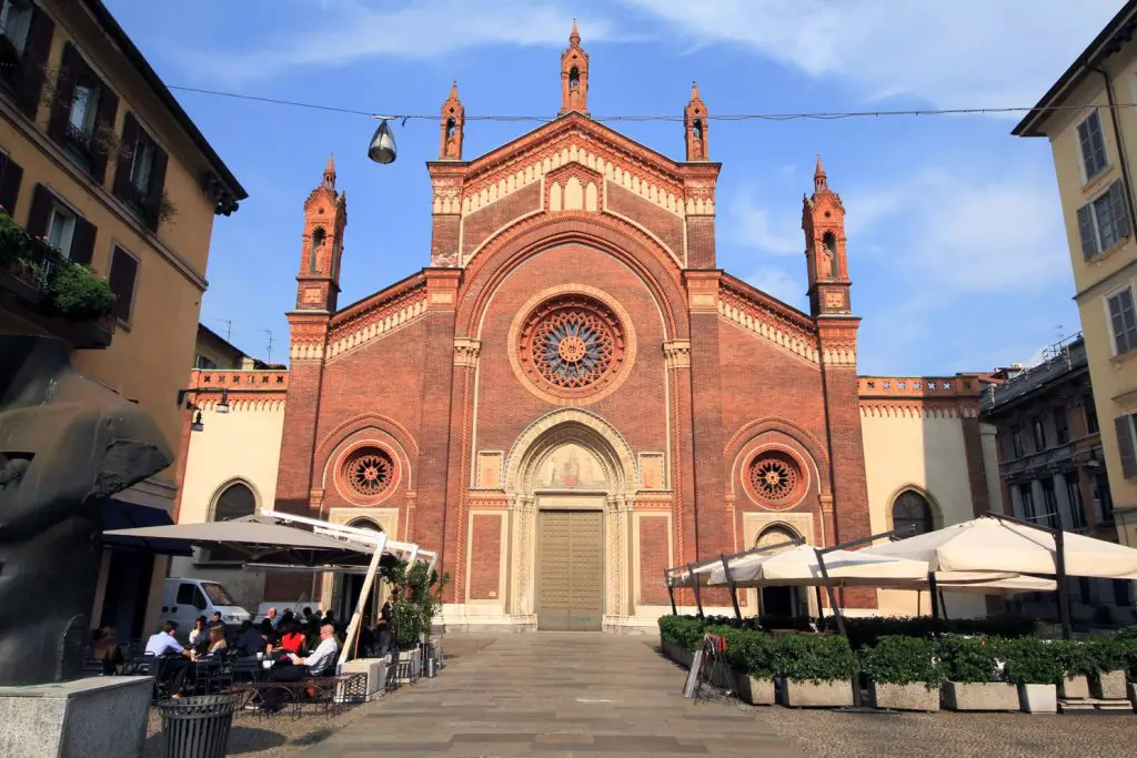 Santa Maria del Carmine church in Milan