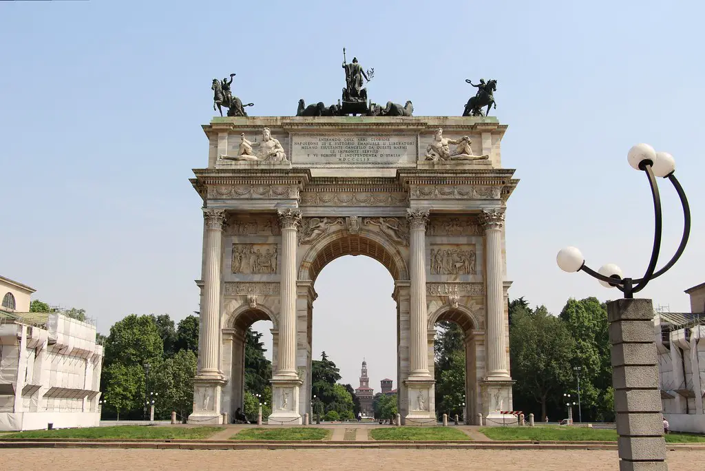 Arco della Pace in Milan