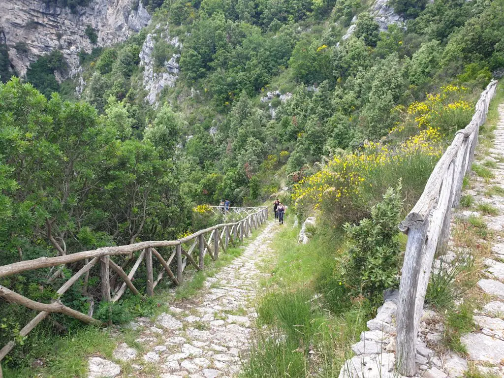 Le Tese di Positano path