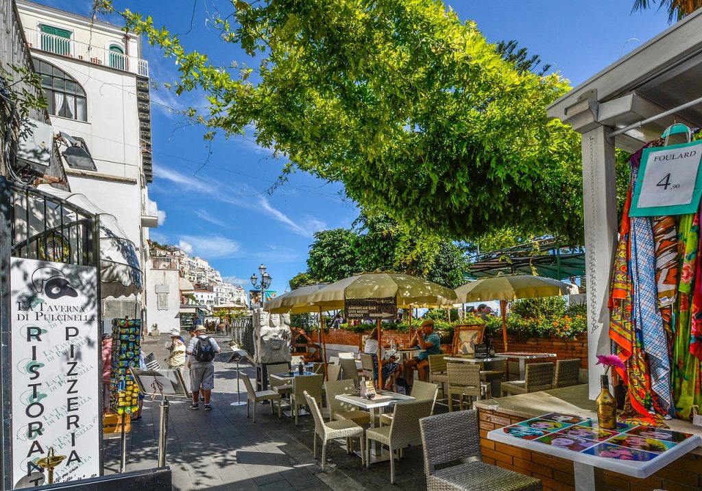 Positano train station