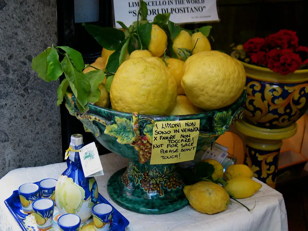 Limoncello in Positano