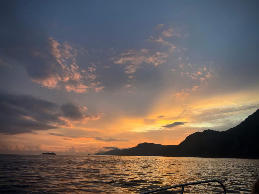 Sunset tour from Positano